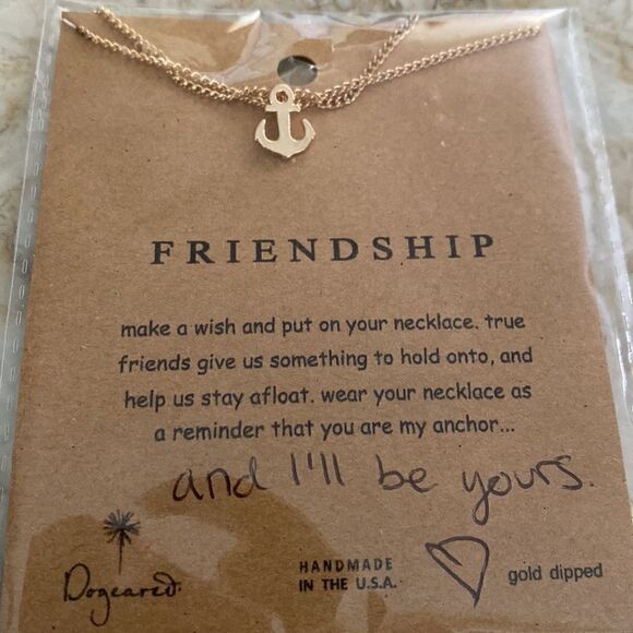 NEW! Gold Dipped Friendship Necklace - Picture 3 of 6